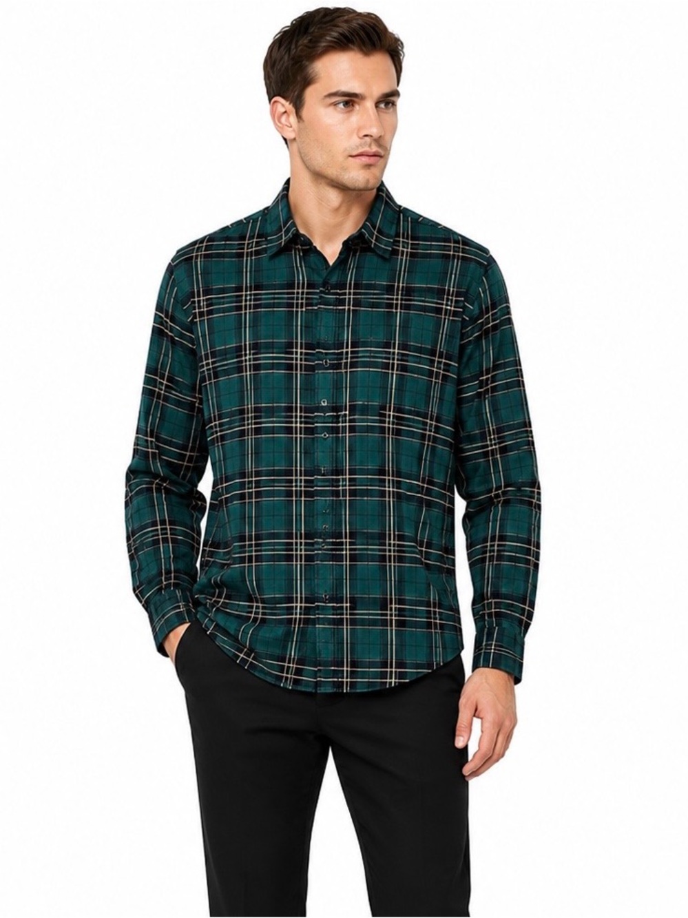 The Children's Place Men's Dad and Me Plaid Flannel Button Up Shirt